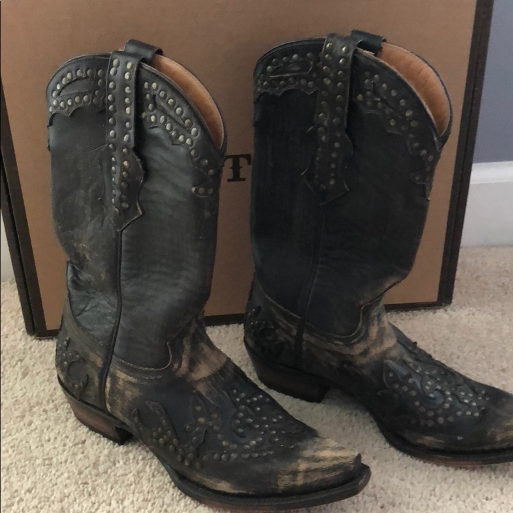 GUC Stetson ladies cowboy boots size 7.5